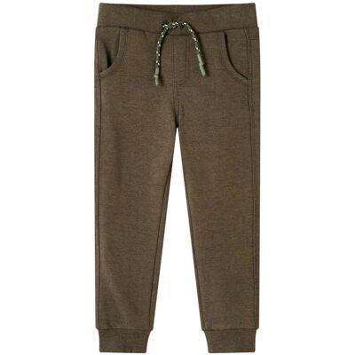 vidaXL Kinder-Trainingshose Khaki Melange - Kids' Trousers vidaXL Kinder-Trainingshose Khaki Melange - Kids' Trousers