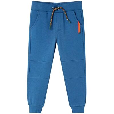 vidaXL Kindertraining Broek Blauw 104 - Kinder Joggingbroek vidaXL Kindertraining Broek Blauw 104 - Kinder Joggingbroek