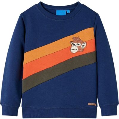 vidaXL Kinder-Sweatshirt Marineblau 116 - Kinder-Sweatshirt vidaXL Kinder-Sweatshirt Marineblau 116 - Kinder-Sweatshirt