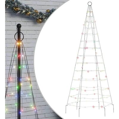 vidaXL 200 LED Kolorowe światełko choinkowe - 180cm vidaXL 200 LED Kolorowe światełko choinkowe - 180cm