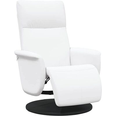 Chaise longue en cuir synthétique blanc vidaXL - Publicité Chaise longue en cuir synthétique blanc vidaXL - Publicité