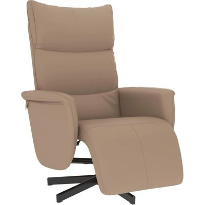 VIDAXL Verstellbarer Sessel - 105-125° - Kunstleder Cappuccino VIDAXL Verstellbarer Sessel - 105-125° - Kunstleder Cappuccino