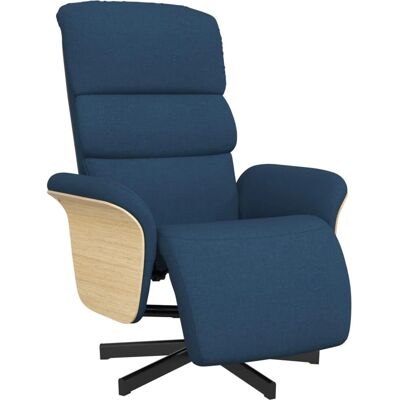 VIDAXL Blau Reclinestuhl - Verstellbar & Drehbar - 110kg VIDAXL Blau Reclinestuhl - Verstellbar & Drehbar - 110kg