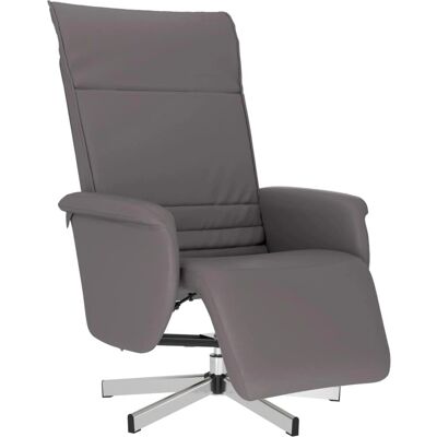Maisonchic Graues Kunstleder Relaxsessel - Relaxsessel Maisonchic Graues Kunstleder Relaxsessel - Relaxsessel