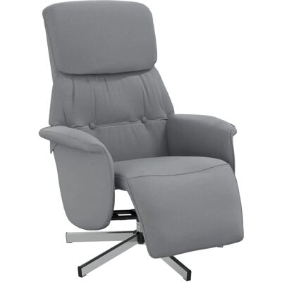 MAISONCHIC Poltrona Reclinabile - Grigio Chiaro - Sedia Relax MAISONCHIC Poltrona Reclinabile - Grigio Chiaro - Sedia Relax