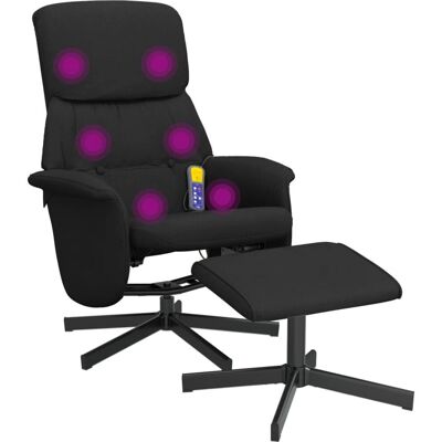 VidaXL - Fauteuil de massage inclinable - Noir - Fauteuil de massage - Publicité VidaXL - Fauteuil de massage inclinable - Noir - Fauteuil de massage - Publicité