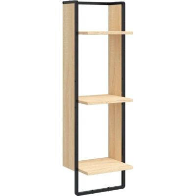 Étagère Murale Sonoma Chêne - 30x25x100 cm - Étagère Flottante - Bois Durable - Publicité Étagère Murale Sonoma Chêne - 30x25x100 cm - Étagère Flottante - Bois Durable - Publicité