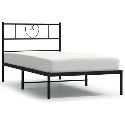 vidaXL 355453 Metallbett mit Kopfteil - Bettgestell vidaXL 355453 Metallbett mit Kopfteil - Bettgestell