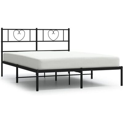 Estructura de cama VidaXL 355461 - Metal negro 120x200 cm - Cama Estructura de cama VidaXL 355461 - Metal negro 120x200 cm - Cama