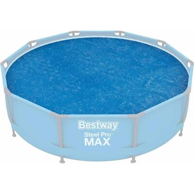 Bestway Flowclear 305 cm Pooldække - Sol, Rund Bestway Flowclear 305 cm Pooldække - Sol, Rund