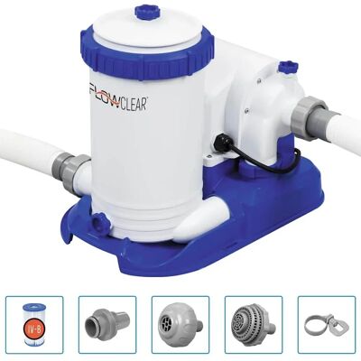 Bestway Schwimmbad Filterpumpe - 9463 L/h - Wasserpumpe Bestway Schwimmbad Filterpumpe - 9463 L/h - Wasserpumpe