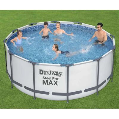 Bestway Steel Pro MAX Rund Svømmebassin-Set - 366x122 cm Bestway Steel Pro MAX Rund Svømmebassin-Set - 366x122 cm