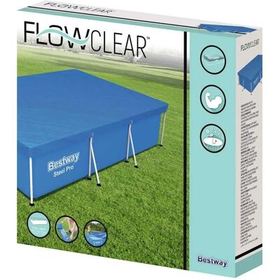 Bestway Pool Cover Flowclear - Pool Cover - Blue - Pool Cover Bestway Pool Cover Flowclear - Pool Cover - Blue - Pool Cover