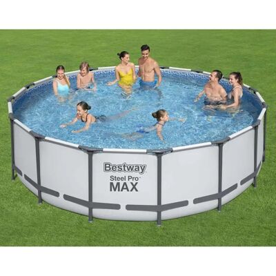 Bestway Steel Pro MAX Swimmingpool Sæt 488x122 cm Bestway Steel Pro MAX Swimmingpool Sæt 488x122 cm