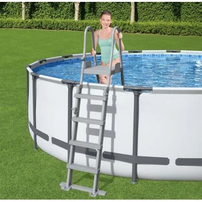 Bestway 4-Step Safety Pool Ladder - Pool Type Bestway 4-Step Safety Pool Ladder - Pool Type
