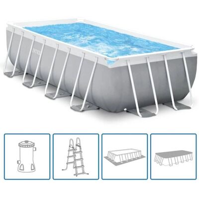 Set piscina Prism Frame Intex 488x244x107 cm - Piscina Set piscina Prism Frame Intex 488x244x107 cm - Piscina