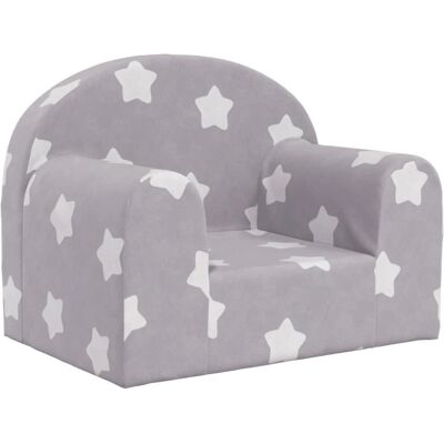 MAISONCHIC - Divano per bambini grigio chiaro con stelle - Divano per bambini MAISONCHIC - Divano per bambini grigio chiaro con stelle - Divano per bambini