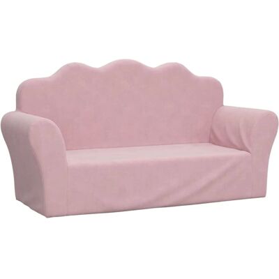 MAISONCHIC Rosa Kinder 2-Sitzer Plüschsofa - Kinder-Sofa MAISONCHIC Rosa Kinder 2-Sitzer Plüschsofa - Kinder-Sofa