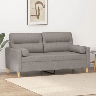 vidaXL 2-Sitzer Sofa mit Kissen - Modernes Design - 140cm vidaXL 2-Sitzer Sofa mit Kissen - Modernes Design - 140cm