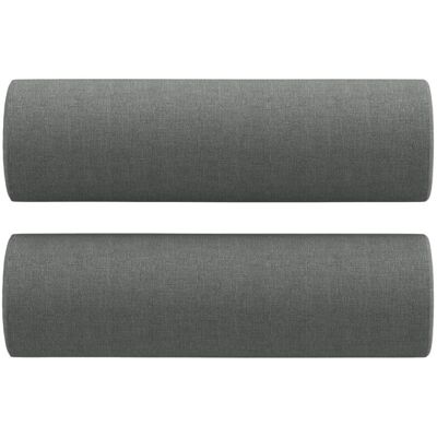 Canapé 2 Places Tissu Gris Foncé 120cm - vidaXL - Publicité Canapé 2 Places Tissu Gris Foncé 120cm - vidaXL - Publicité