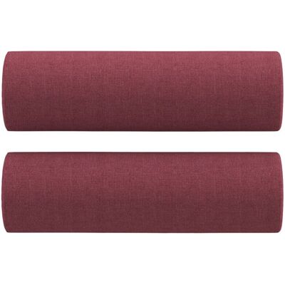 vidaXL 3-Sitzer Roter Stoffsofa - Sofa vidaXL 3-Sitzer Roter Stoffsofa - Sofa