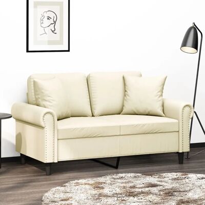 Canapé VIDAXL 120 cm - Cuir synthétique durable, Deux places - Publicité Canapé VIDAXL 120 cm - Cuir synthétique durable, Deux places - Publicité
