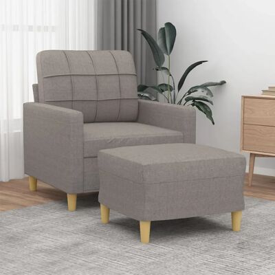 vidaXL Fauteuil avec Repose-pieds - Publicité vidaXL Fauteuil avec Repose-pieds - Publicité