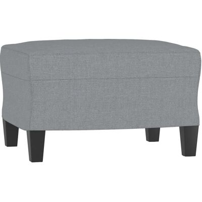 VIDAXL Fauteuil avec Repose-pieds - Moderne, Durable, Gris Clair - Publicité VIDAXL Fauteuil avec Repose-pieds - Moderne, Durable, Gris Clair - Publicité