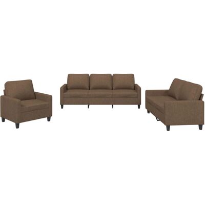 VidaXL 3201431 Wohnzimmermöbelset - Braun VidaXL 3201431 Wohnzimmermöbelset - Braun