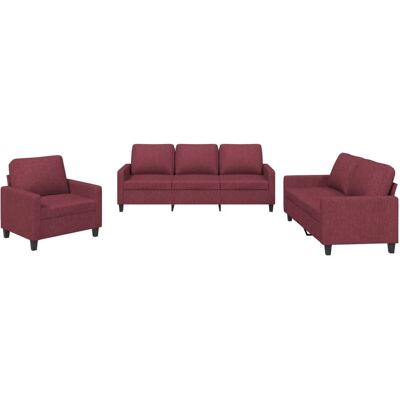 VidaXL 3201434 ensemble de meubles salon - Canapé, fauteuil, 3 places, coussins - Publicité VidaXL 3201434 ensemble de meubles salon - Canapé, fauteuil, 3 places, coussins - Publicité