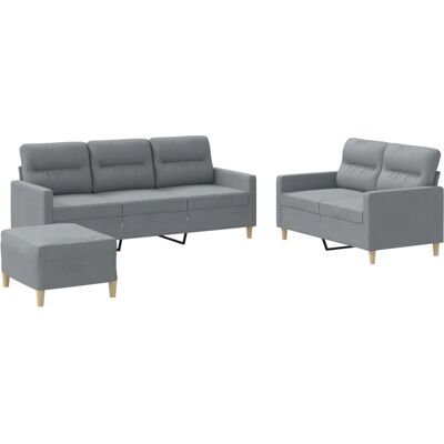 vidaXL 3201608 Wohnzimmermöbelset Grau vidaXL 3201608 Wohnzimmermöbelset Grau