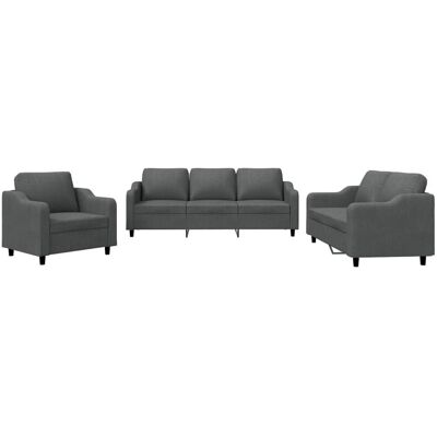 VidaXL 3201771 Ensemble de Meubles pour Salon - Gris - Publicité VidaXL 3201771 Ensemble de Meubles pour Salon - Gris - Publicité