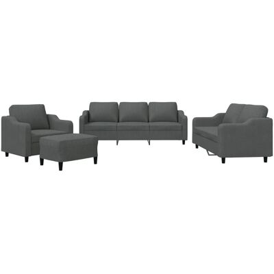 Conjunto de Muebles para Salón VidaXL - Gris Conjunto de Muebles para Salón VidaXL - Gris