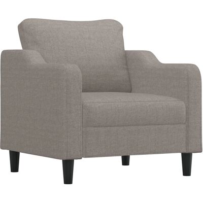 Vidaxl - Ensemble de canapés en tissu gris taupe 3 pièces - Publicité Vidaxl - Ensemble de canapés en tissu gris taupe 3 pièces - Publicité