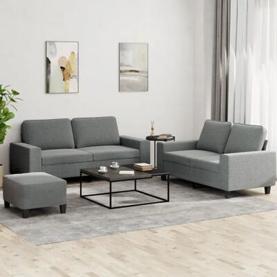 vidaXL Sofaset - Haltbarer Stoff - Stabiles Gestell - Bequeme Sitze - Kompaktes Design vidaXL Sofaset - Haltbarer Stoff - Stabiles Gestell - Bequeme Sitze - Kompaktes Design