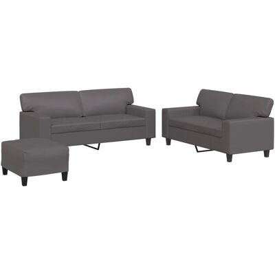 VidaXL 6206 Ensemble de Meubles pour Salon - Gris - Publicité VidaXL 6206 Ensemble de Meubles pour Salon - Gris - Publicité