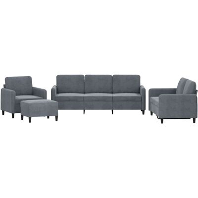 Conjunto de Muebles para Sala VidaXL - Gris Conjunto de Muebles para Sala VidaXL - Gris