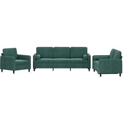Conjunto de Muebles de Salón VidaXL - Verde Conjunto de Muebles de Salón VidaXL - Verde