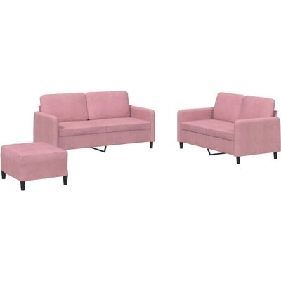 VidaXL 3201987 Wohnzimmermöbelset Pink VidaXL 3201987 Wohnzimmermöbelset Pink