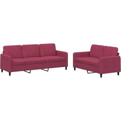 VidaXL Modèle 789170 Ensemble Canapés Velours - Mobilier de Salon - Publicité VidaXL Modèle 789170 Ensemble Canapés Velours - Mobilier de Salon - Publicité
