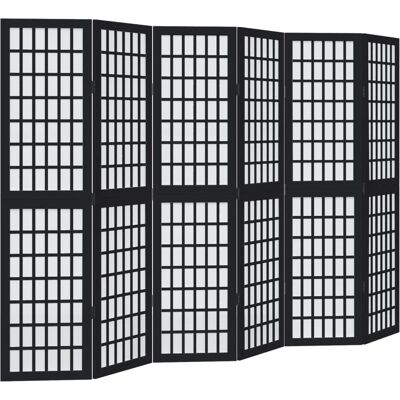 vidaXL Masivní Dřevěný 6-Panelový Room Divider - Soukromí Závěs vidaXL Masivní Dřevěný 6-Panelový Room Divider - Soukromí Závěs