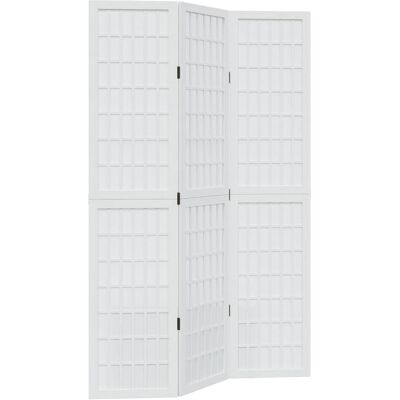 vidaXL Bílý 3-panelový room divider - Dělící stěna vidaXL Bílý 3-panelový room divider - Dělící stěna