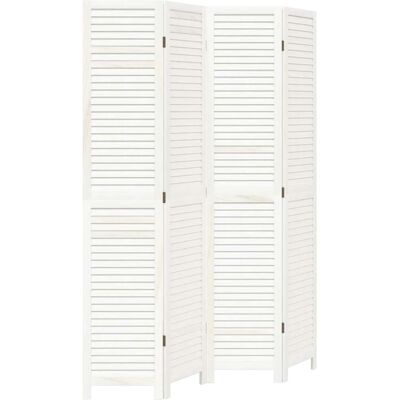 vidaXL Bílý 4-dílný Room Divider - Typ místnosti vidaXL Bílý 4-dílný Room Divider - Typ místnosti
