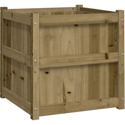 vidaXL Gartenblumenkübel - Kiefernholz Imprägniert - 60x60x60 cm vidaXL Gartenblumenkübel - Kiefernholz Imprägniert - 60x60x60 cm