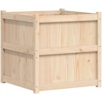 vidaXL Tuinplantbak 70x70x70 cm Massief dennenhout - Tuinplantbak vidaXL Tuinplantbak 70x70x70 cm Massief dennenhout - Tuinplantbak