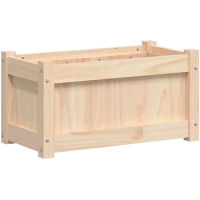 vidaXL Pflanzkübel 60X31X31 Cm Massivholz Kiefer Natur - Pflanztopf vidaXL Pflanzkübel 60X31X31 Cm Massivholz Kiefer Natur - Pflanztopf