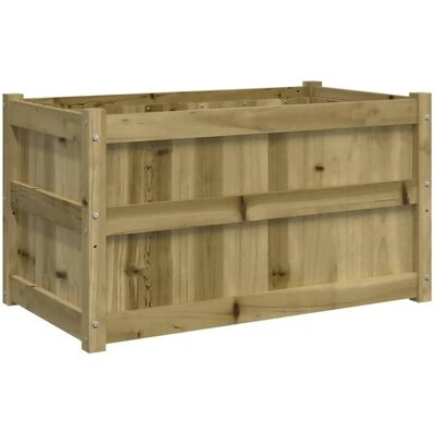 vidaXL Tuinplant Pot Geïmpregneerd dennenhout - Tuinplant Pot vidaXL Tuinplant Pot Geïmpregneerd dennenhout - Tuinplant Pot