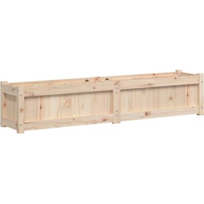 vidaXL Gartengefäß 150x31x31 cm Massivholz Kiefer - Garten Pflanzkübel vidaXL Gartengefäß 150x31x31 cm Massivholz Kiefer - Garten Pflanzkübel
