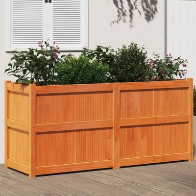 vidaXL Gartenpflanzkübel Massivkiefer 150x50x70 cm - Gartenpflanzkübel vidaXL Gartenpflanzkübel Massivkiefer 150x50x70 cm - Gartenpflanzkübel