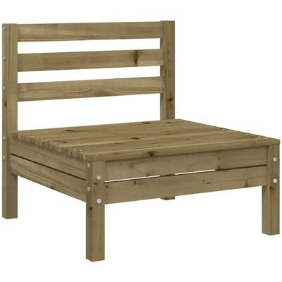 vidaXL Gartensofa aus Kiefernholz - Modular, wetterfest vidaXL Gartensofa aus Kiefernholz - Modular, wetterfest
